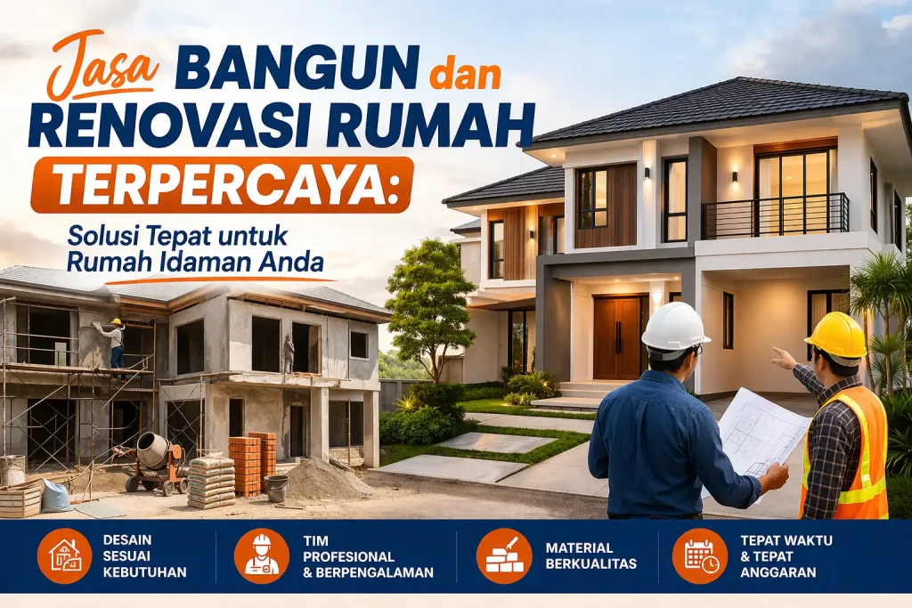 Jasa Bangun dan Renovasi Rumah Terpercaya & Berkualitas