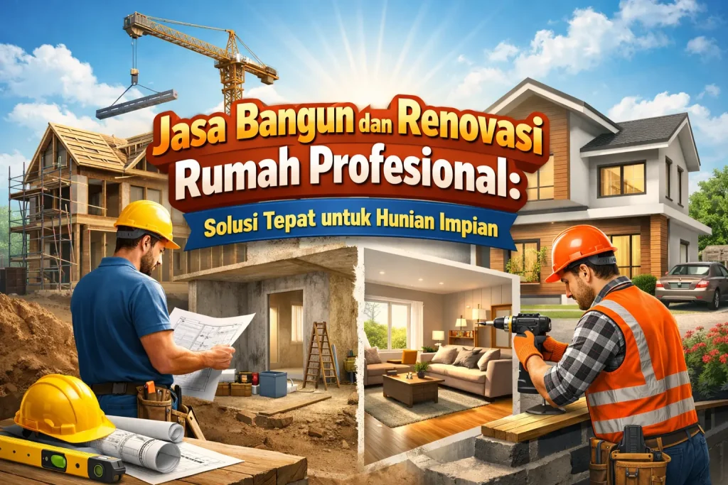 Jasa Bangun dan Renovasi Rumah Profesional Terpercaya